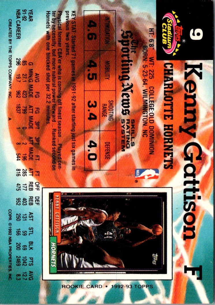 1992 Stadium Club Kenny Gattison