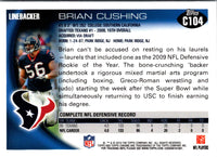 2010 Topps Chrome Brian Cushing #C104