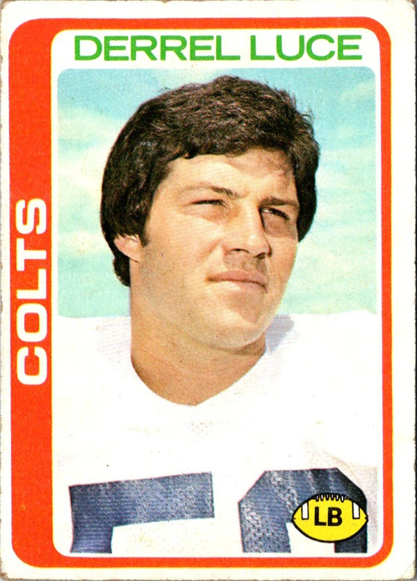 1978 Topps Derrel Luce #418 Rookie