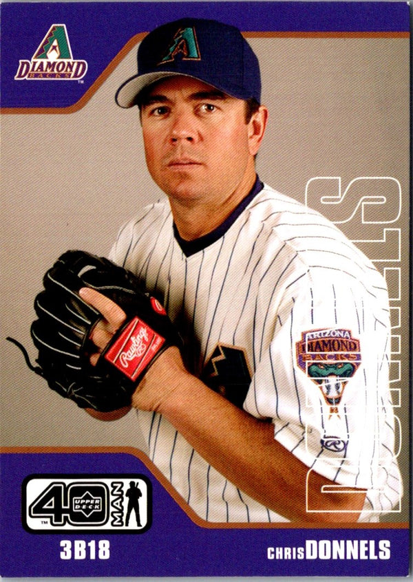 2002 Upper Deck 40-Man Chris Donnels #656