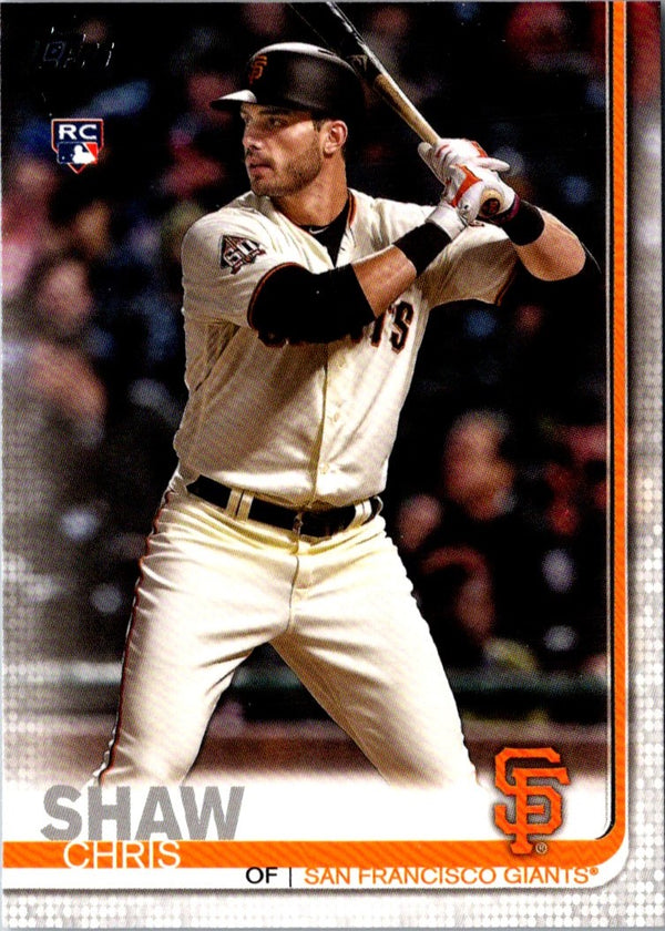 2019 Topps Chris Shaw #611 Rookie