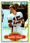 1980 Topps Randy Dean