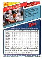 1993 Topps Bob Zupcic #562