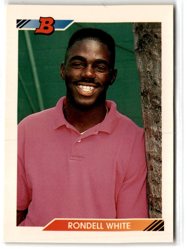 1992 Bowman Rondell White #436
