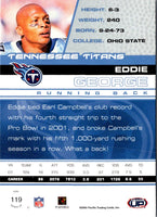 2002 Pacific Heads Up Eddie George #119