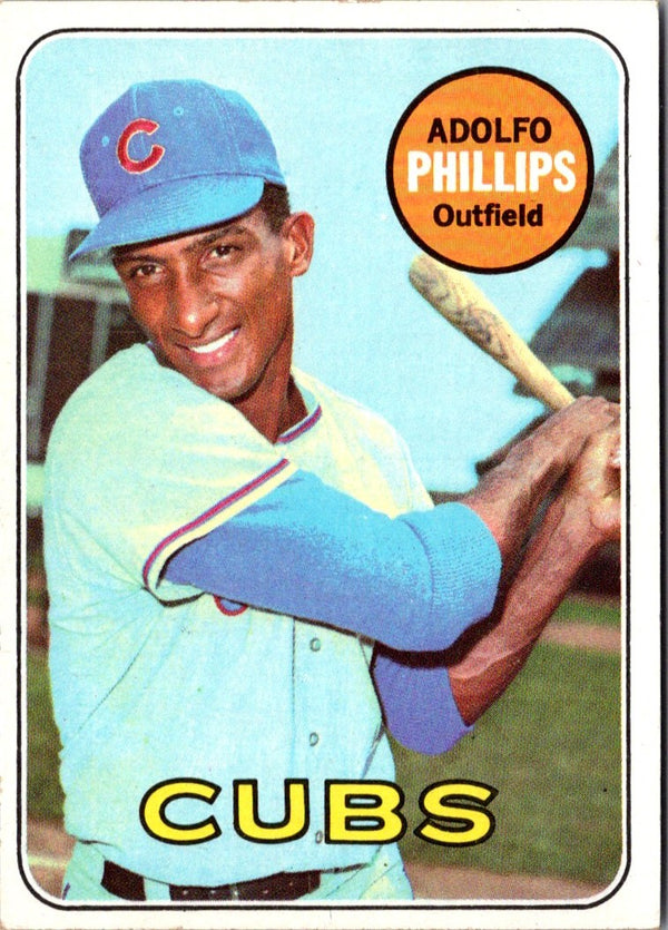 1969 Topps Adolfo Phillips #372 EX