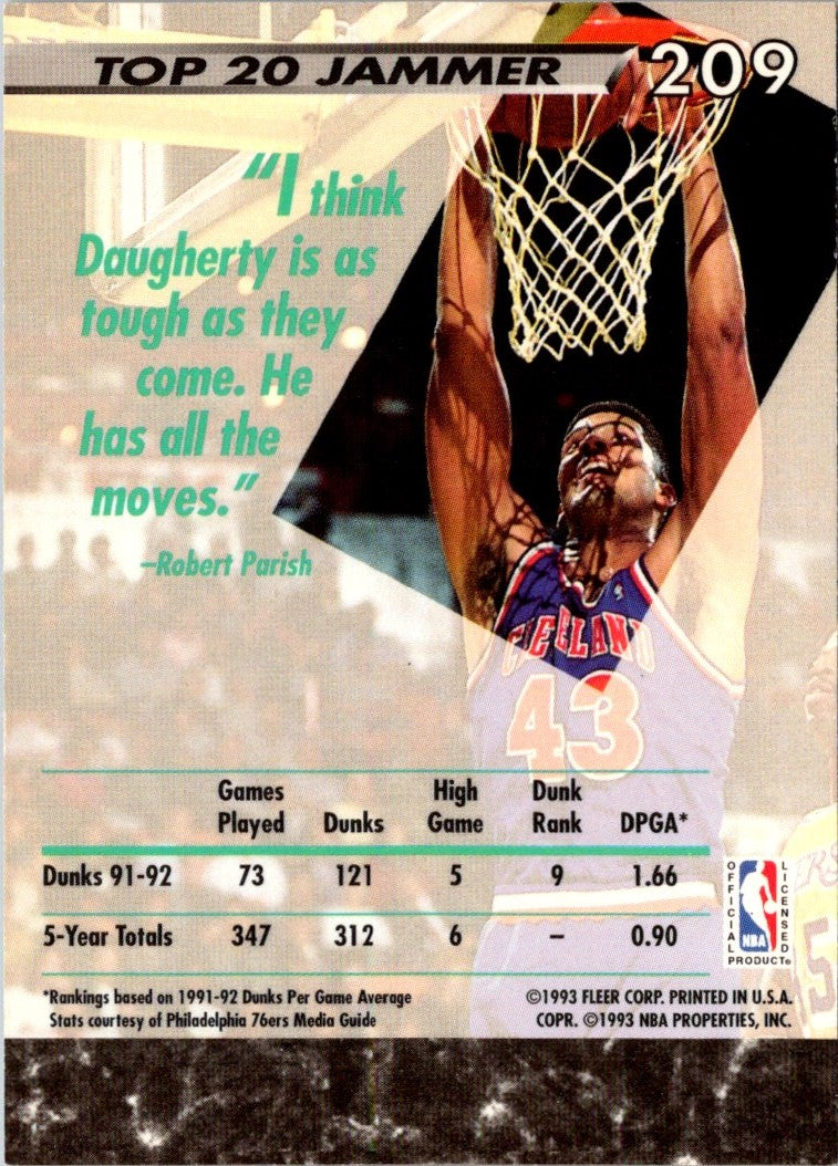 1994 Finest Brad Daugherty