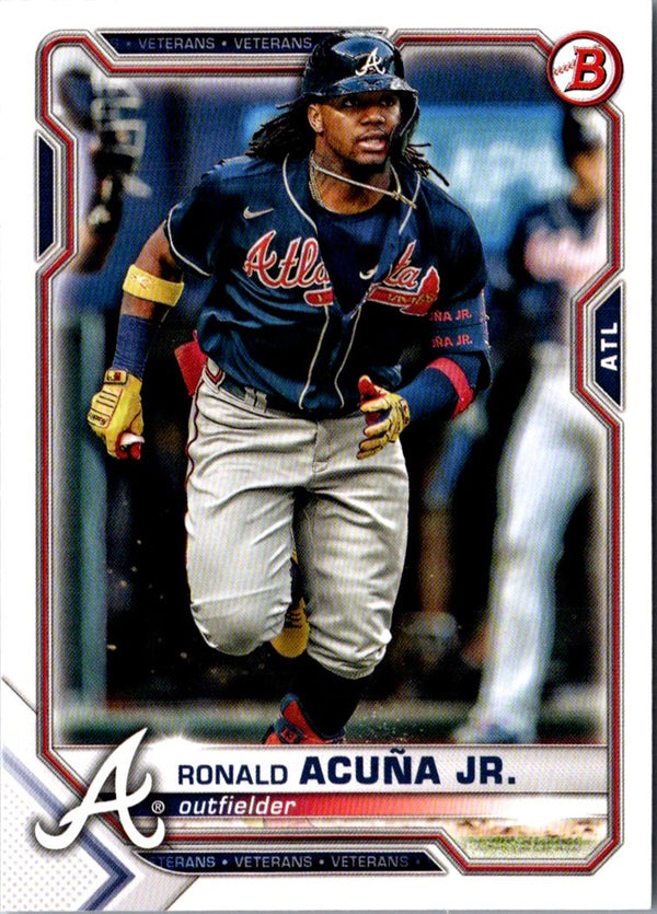 2021 Bowman Ronald AcuÃ±a Jr. #62