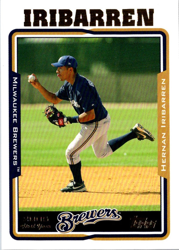 2005 Topps Updates & Highlights Hernan Iribarren #UH260 Rookie