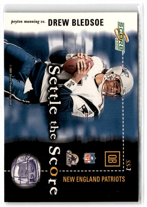 2001 Score Settle the Peyton Manning/Drew Bledsoe #SS-7