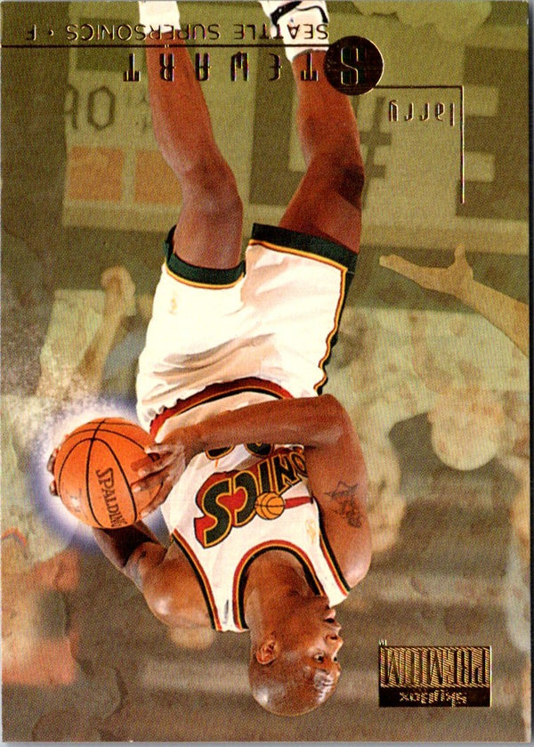 1996 SkyBox Premium Larry Stewart #189