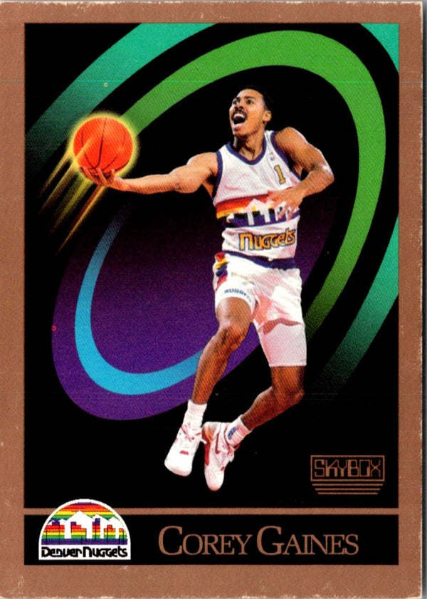 1990 SkyBox Corey Gaines #379 Rookie