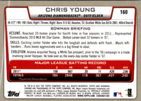 2012 Bowman Chrome Chris Young #160