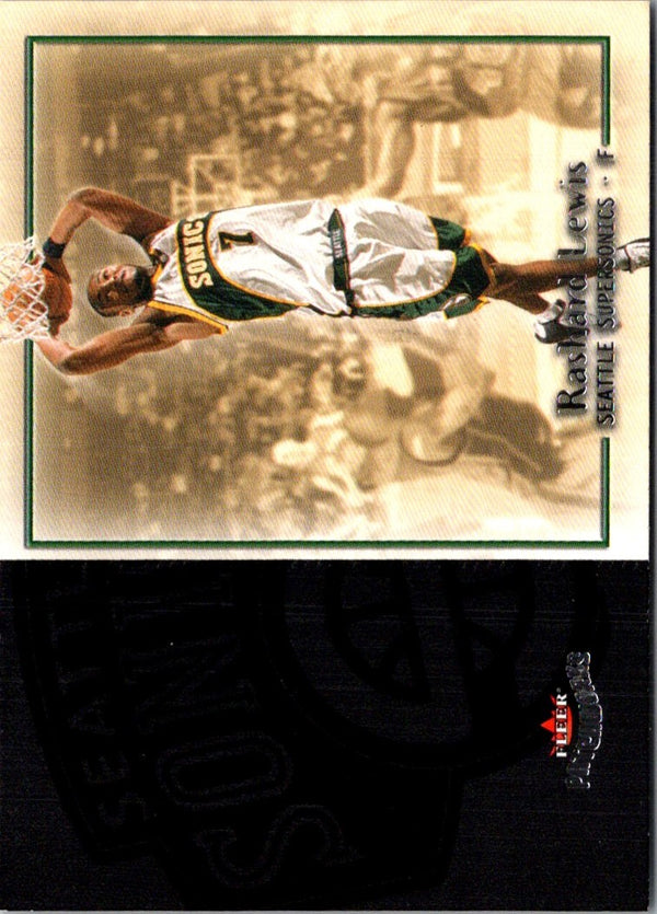 2003 Fleer Patchworks Rashard Lewis #81