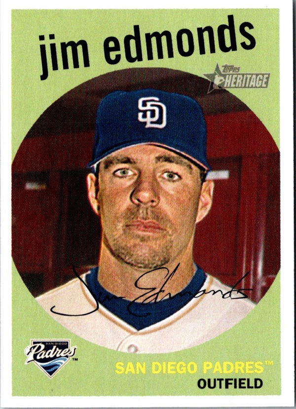 2008 Topps Heritage Jim Edmonds #53