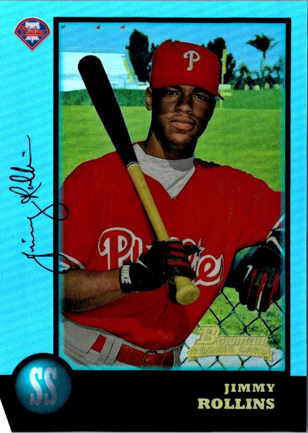 2013 Bowman Chrome Blue Sapphire Reprint Jimmy Rollins #181