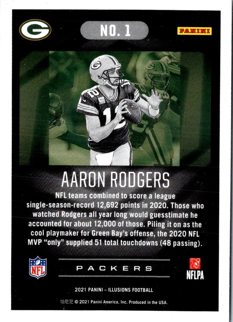 2021 Panini Illusions Aaron Rodgers