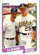 1990 Fleer Don Mattingly/Mark McGwire