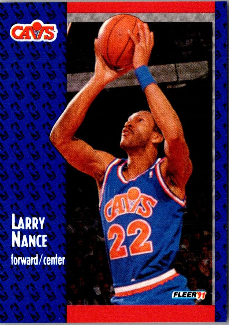 1991 Fleer Larry Nance