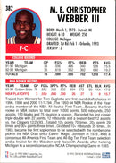 1994 Hoops Chris Webber