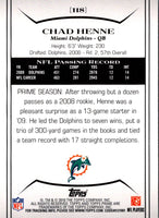 2010 Topps Prime Chad Henne #118