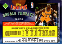 1992 Topps Archives Sedale Threatt #42