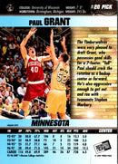 1997 Press Pass Double Threat Silver Paul Grant