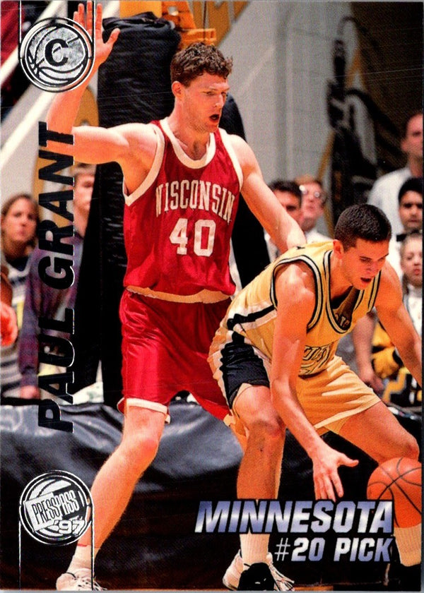1997 Press Pass Double Threat Silver Paul Grant #20