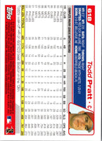 2004 Topps Todd Pratt #618
