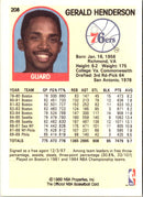 1989 Hoops Gerald Henderson