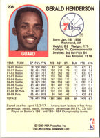 1989 Hoops Gerald Henderson #208