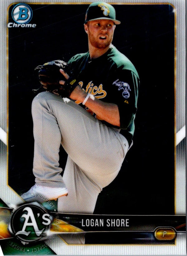 2018 Bowman Chrome Prospects Logan Shore #BCP202