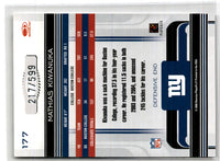 2006 Donruss Gridiron Gear Retail Mathias Kiwanuka #177 Rookie 217/599