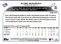 2022 Topps Chrome Alek Manoah #36