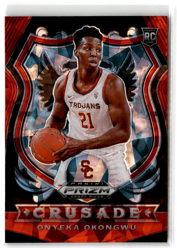 2020 Panini Prizm Draft Picks Collegiate Red Onyeka Okongwu #85