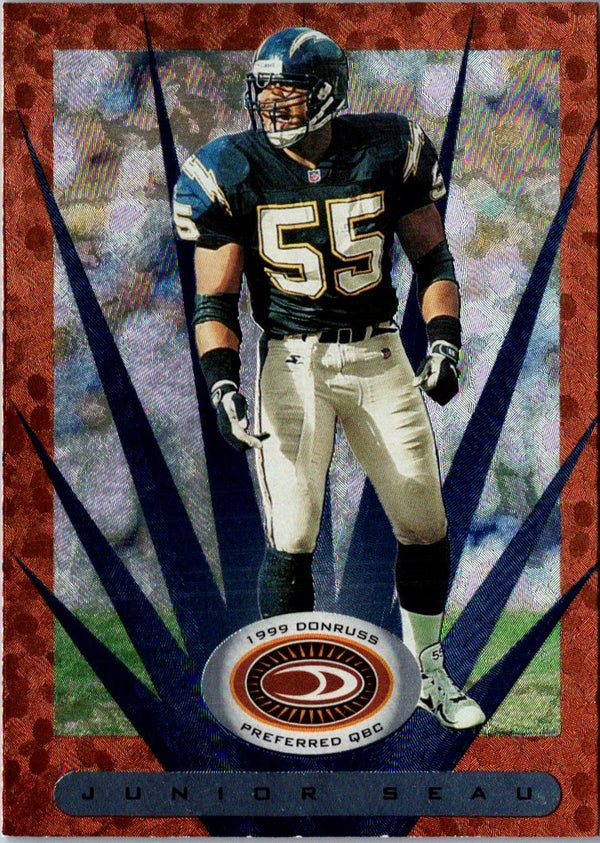 1999 Donruss Preferred QBC Junior Seau #39