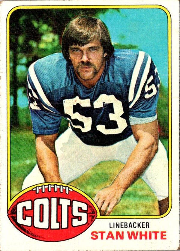 1976 Topps Stan White #312