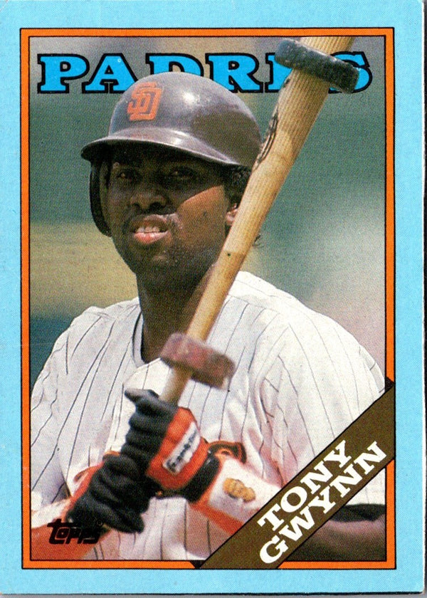 1988 Topps Wax Box Cards Tony Gwynn #F