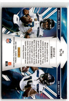 2021 Panini Playoff Thunder & Lightning Blue DK Metcalf/Russell Wilson #TL-10