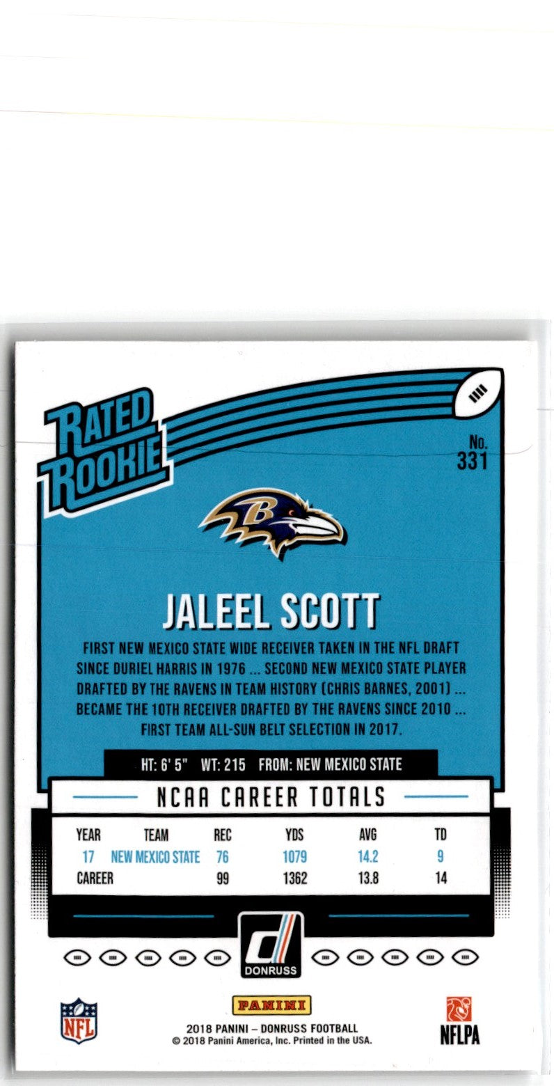 2018 Donruss Jaleel Scott