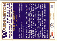 1992 Pacific Greats Washington Huskies Sam Robinson #62
