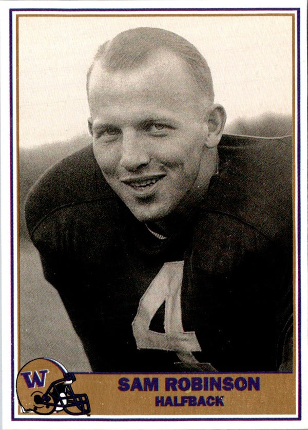 1992 Pacific Greats Washington Huskies Sam Robinson #62