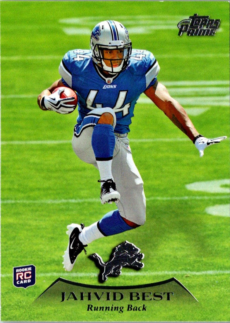 2010 Topps Prime Retail Jahvid Best