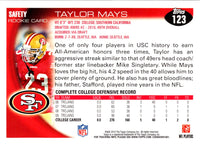 2010 Topps Taylor Mays #123 Rookie