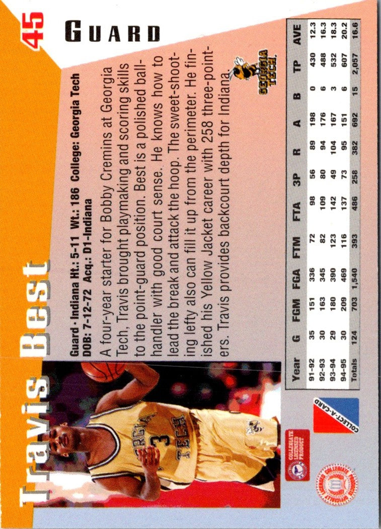 1995 Collect-A-Card Travis Best