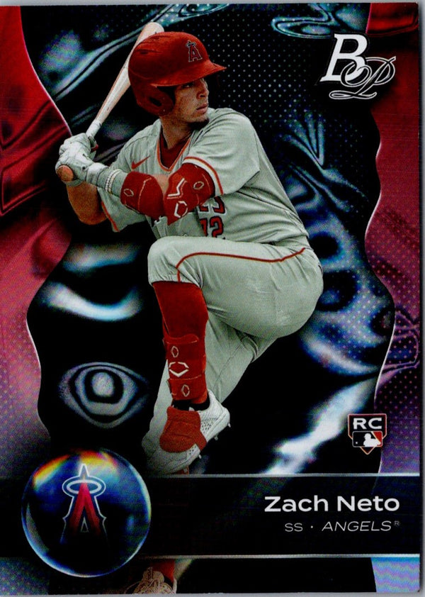 2023 Bowman Platinum Zach Neto #102 Rookie