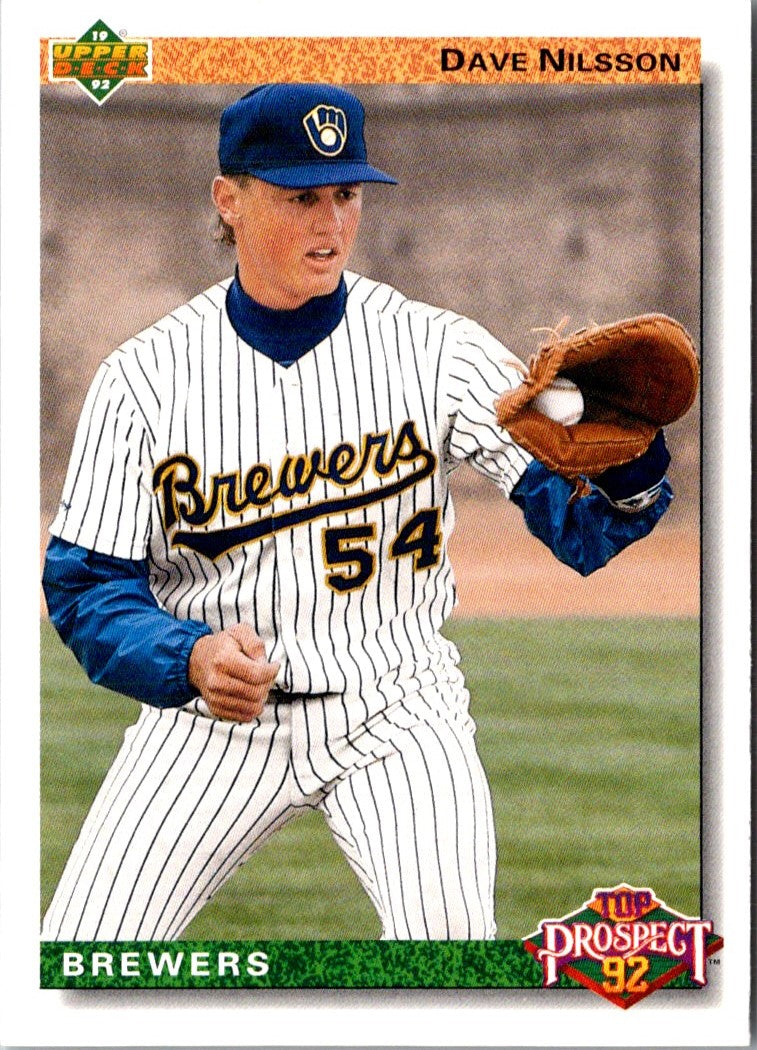 1992 Upper Deck Dave Nilsson