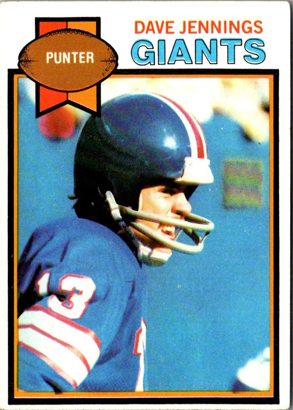 1979 Topps Dave Jennings #25