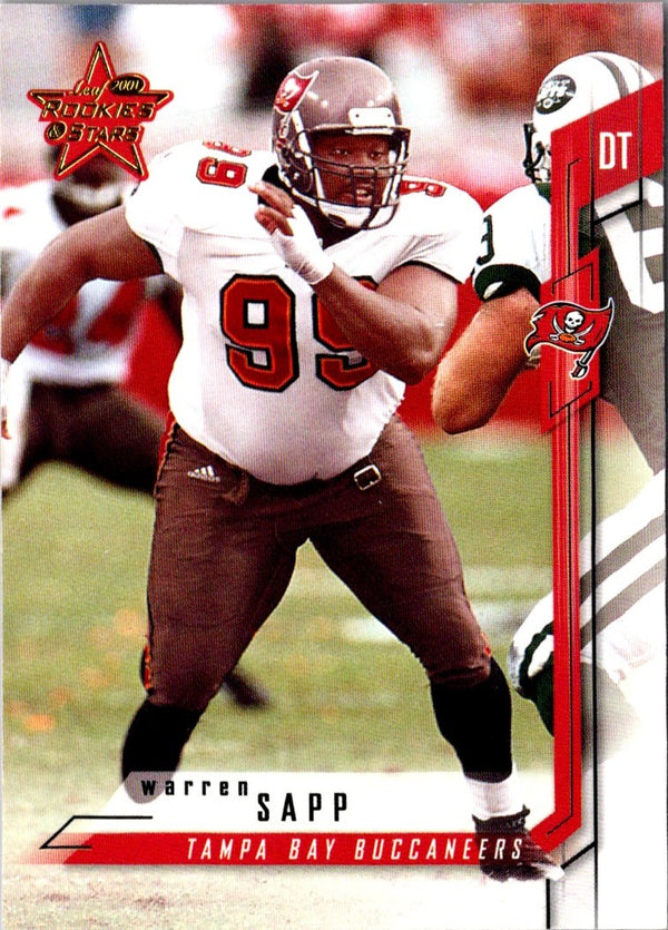 2001 Leaf Rookies & Stars Warren Sapp #97