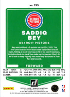 2021 Donruss Saddiq Bey #195